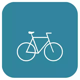 Anreise mit Fahrrad
